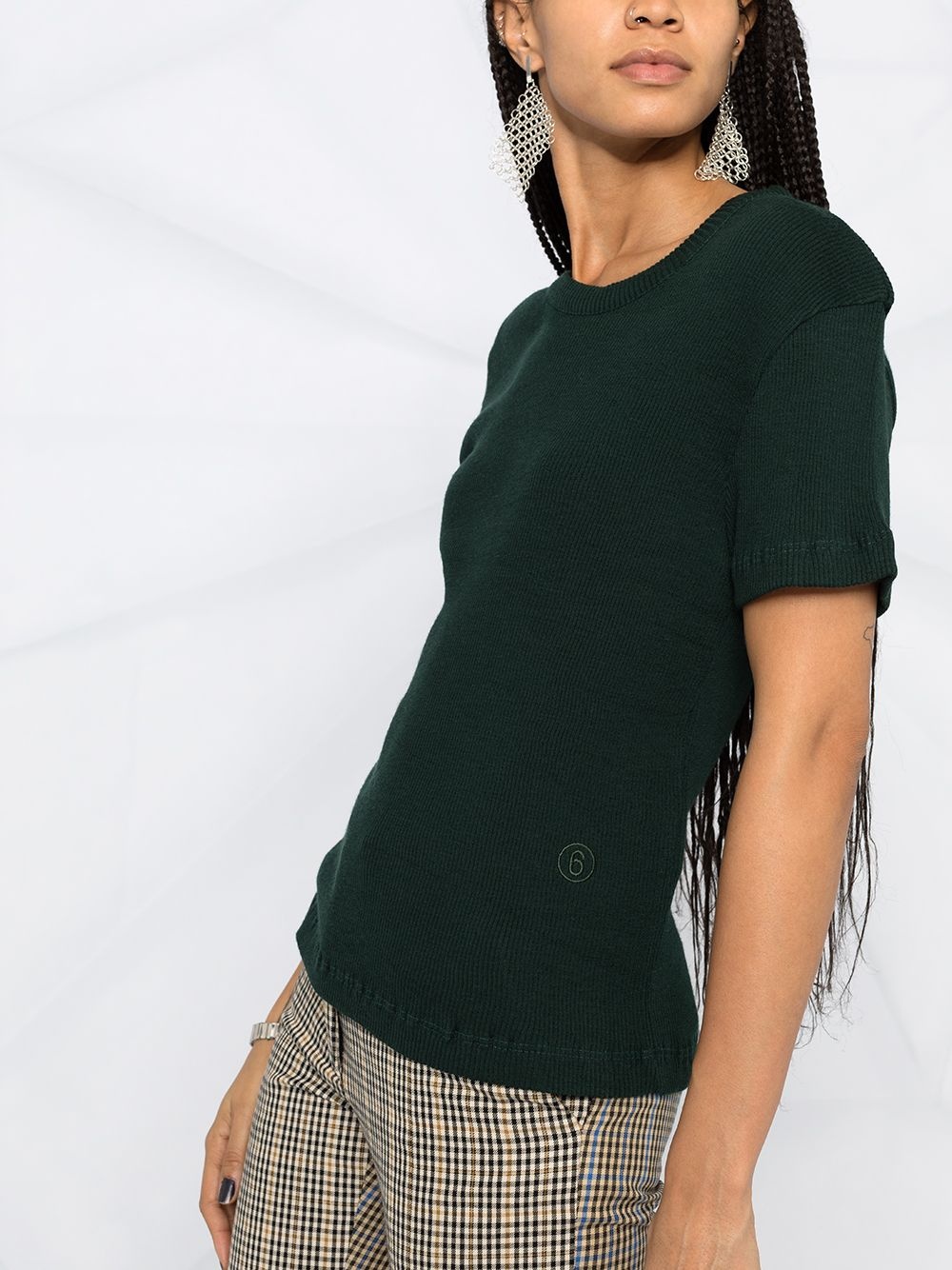 ribbed knit top - 3