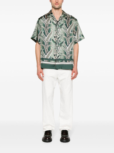 Etro floral-print silk shirt outlook