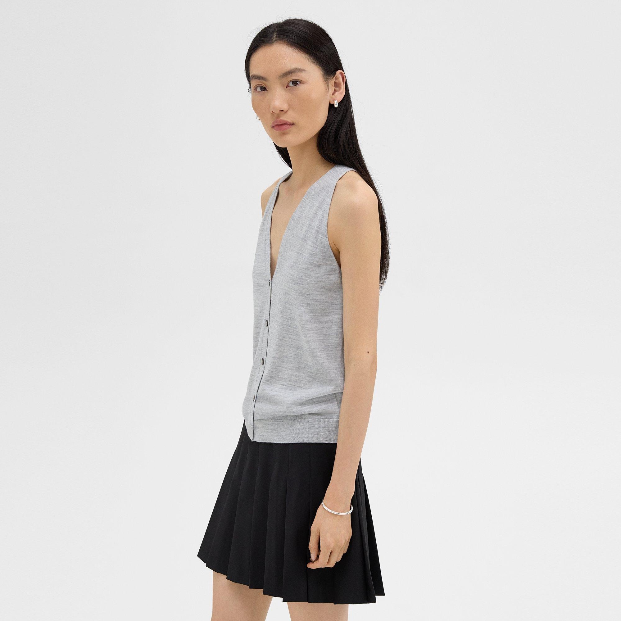 Slim Sweater Vest in Regal Wool - 3