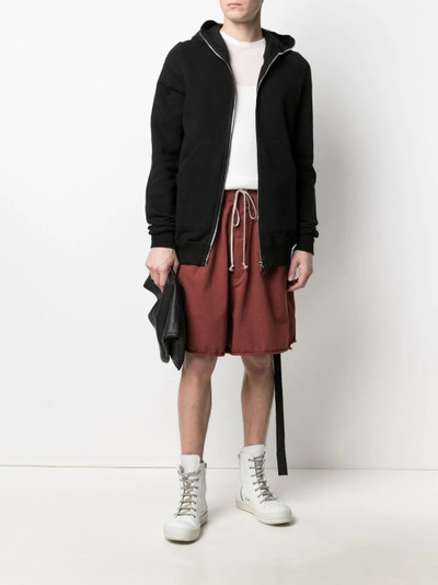 Rick Owens DRKSHDW zipped-up hooded jacket outlook