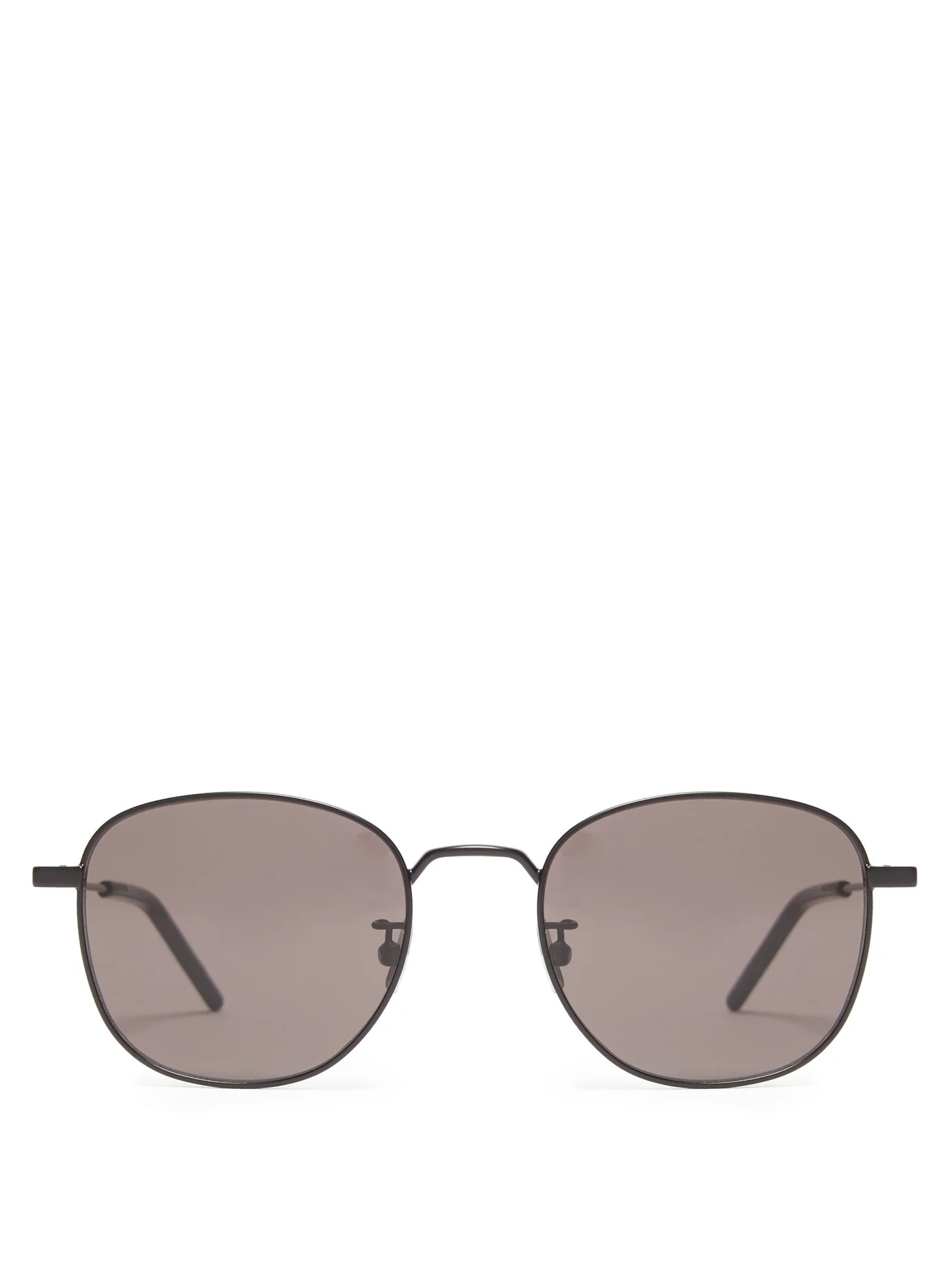 Classic round-frame metal sunglasses - 1