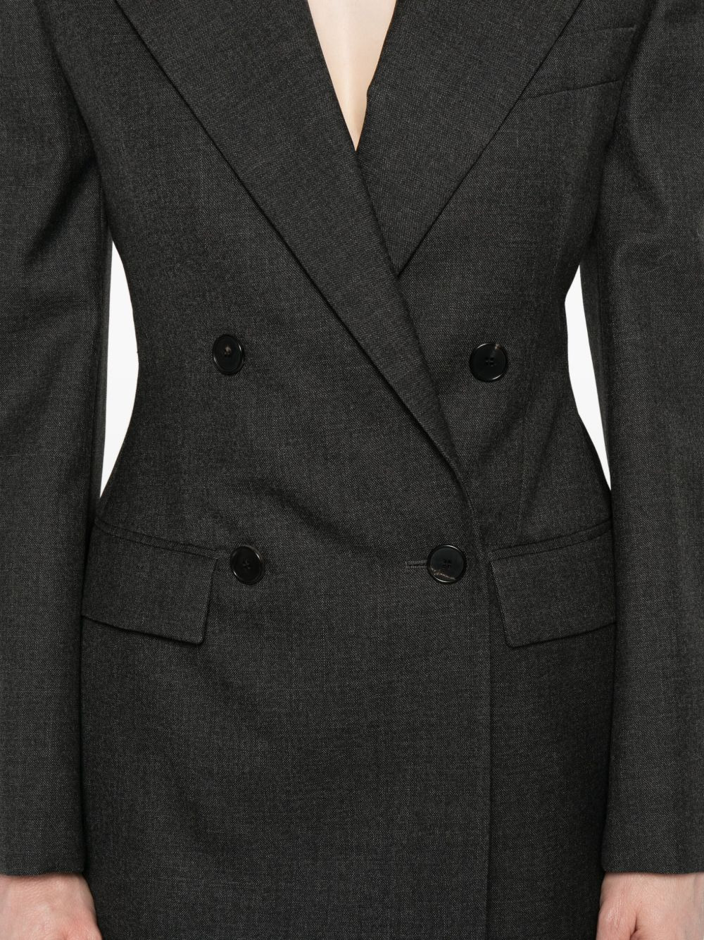 double-breasted button jacket - 5