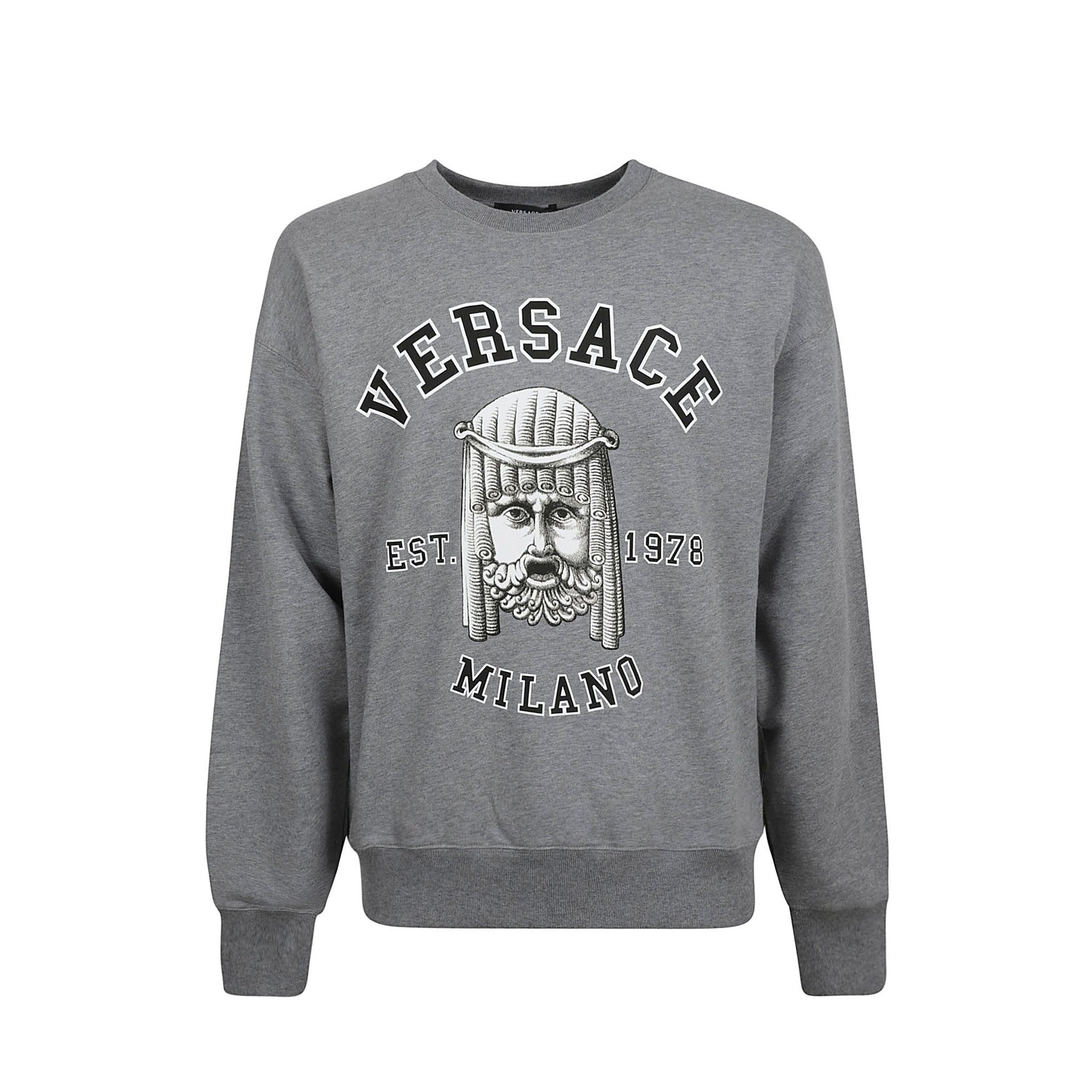 Versace Versace Cotton Crewneck Sweatshirt - 1