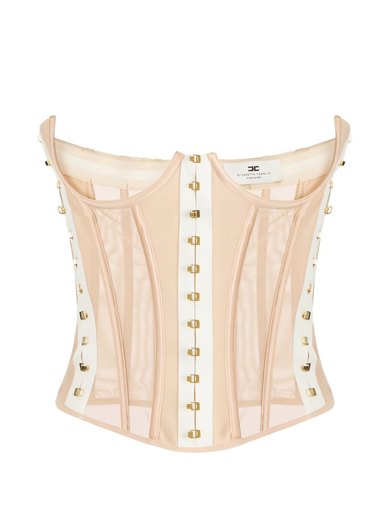 geometric cuts bustier top 1