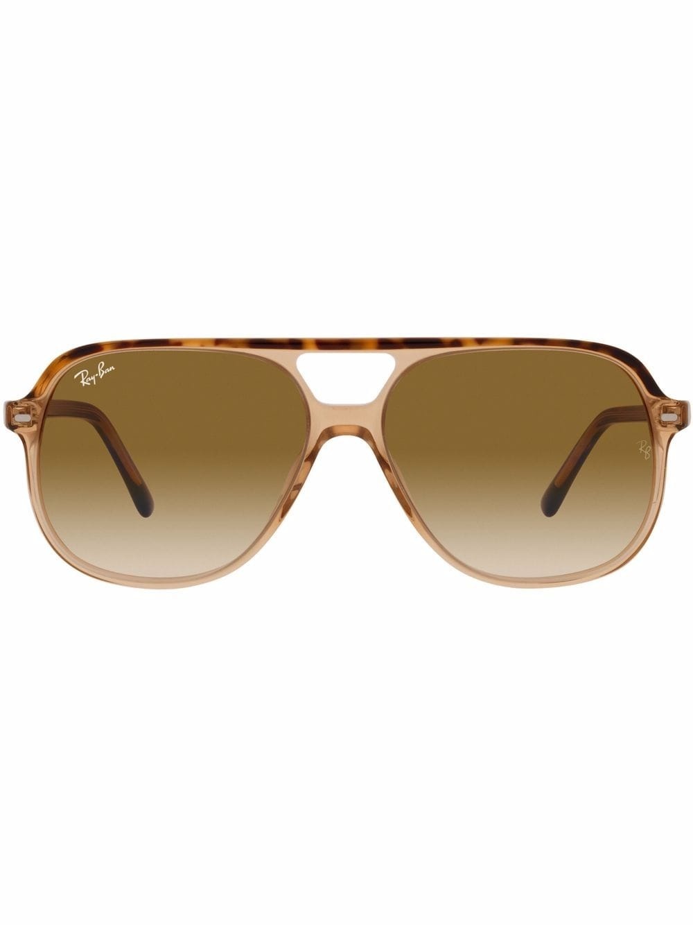 Bill square-frame aviator sunglasses - 1