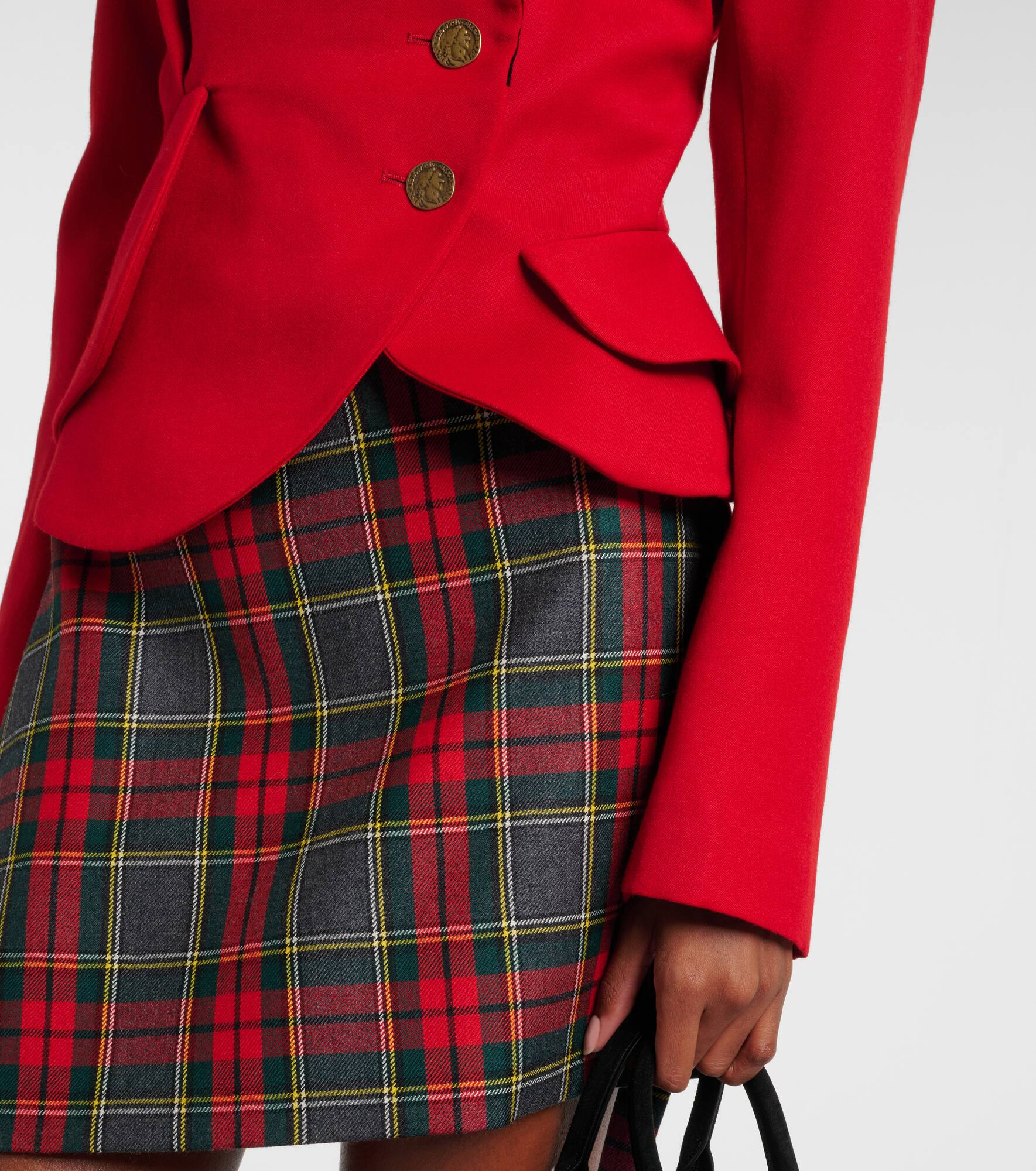 Stormy asymmetric virgin wool jacket - 5