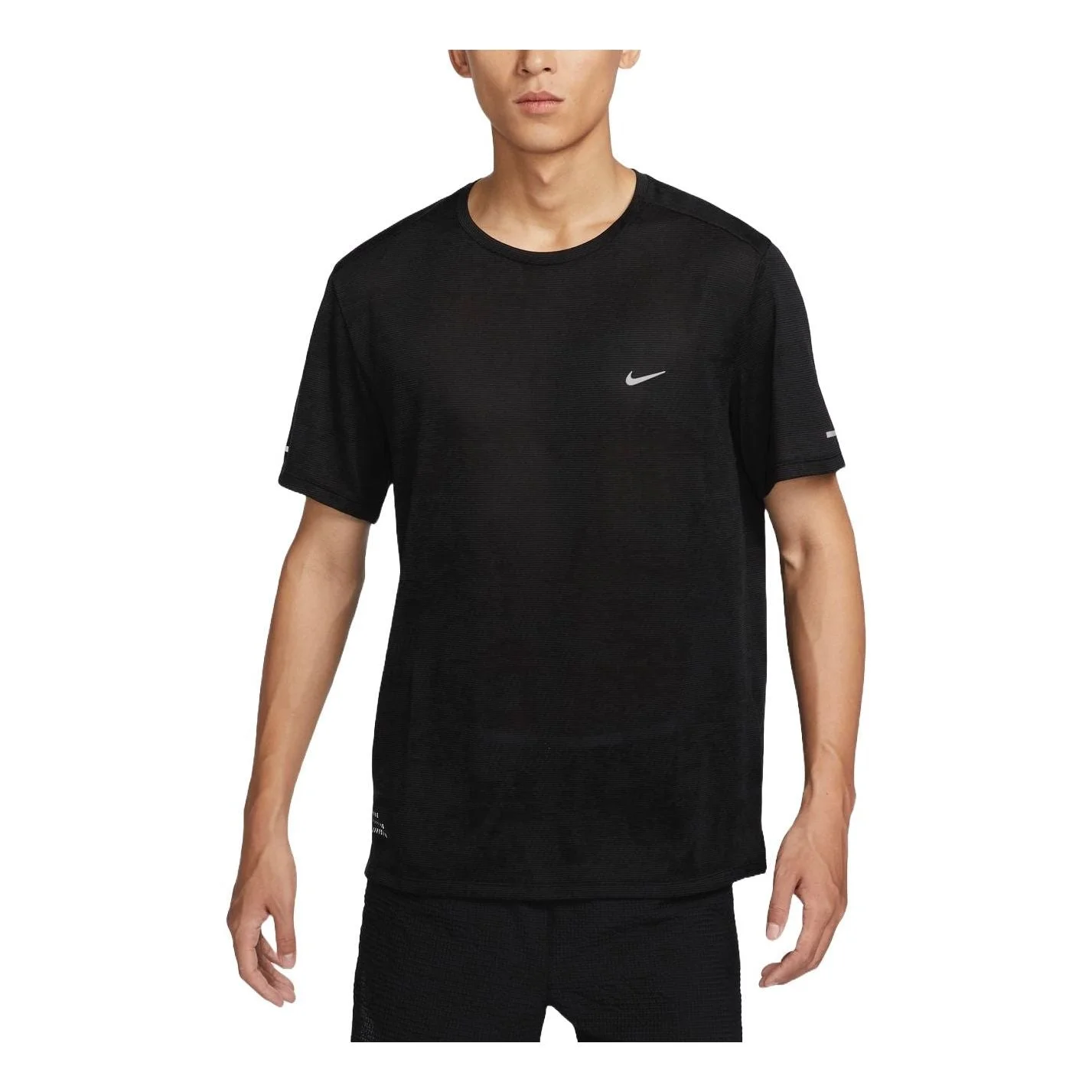 Nike Dri-FIT ADV Running T-Shirt Asia Sizing 'Black' FZ0584-010 - 1