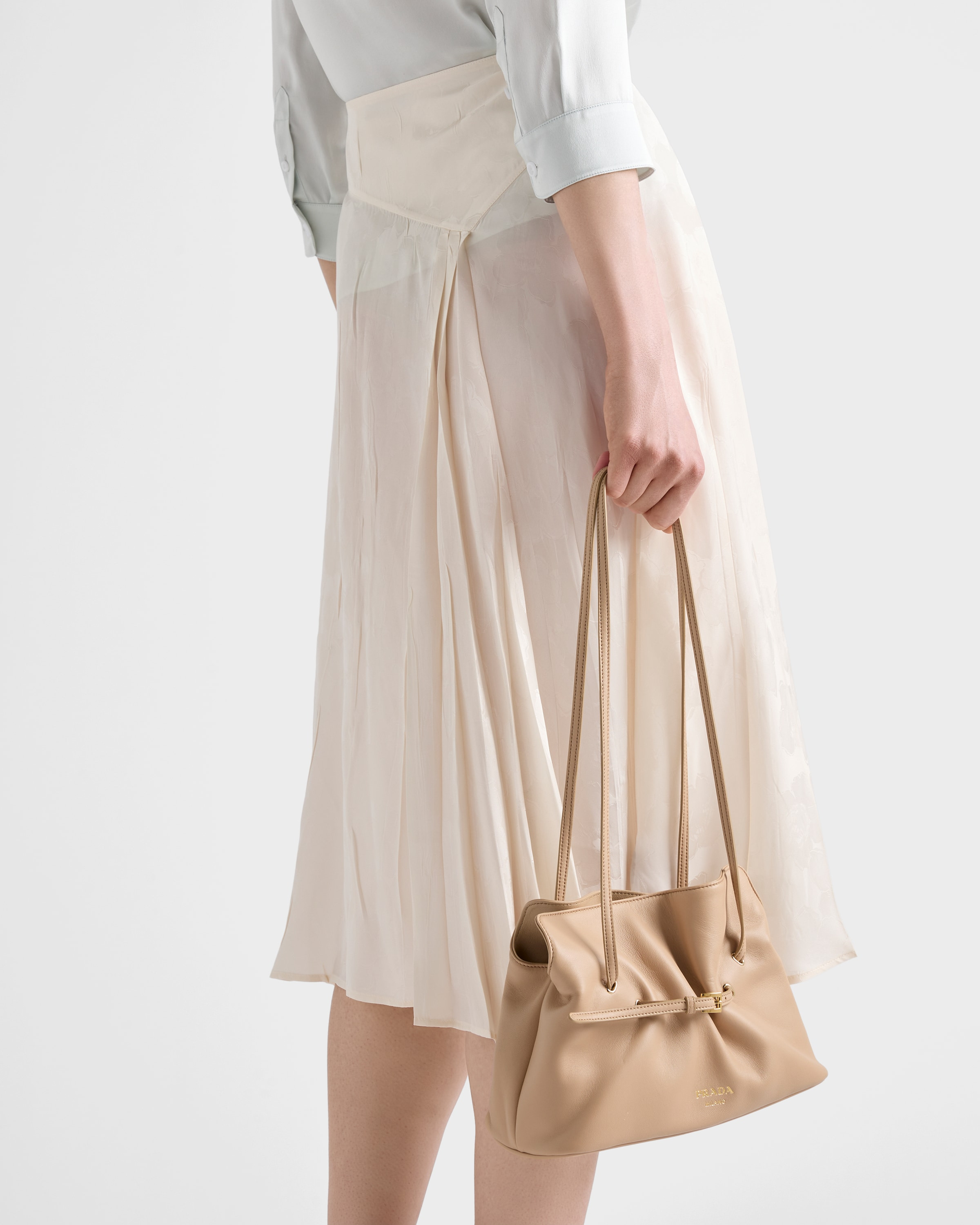 Floral print jacquard skirt - 5