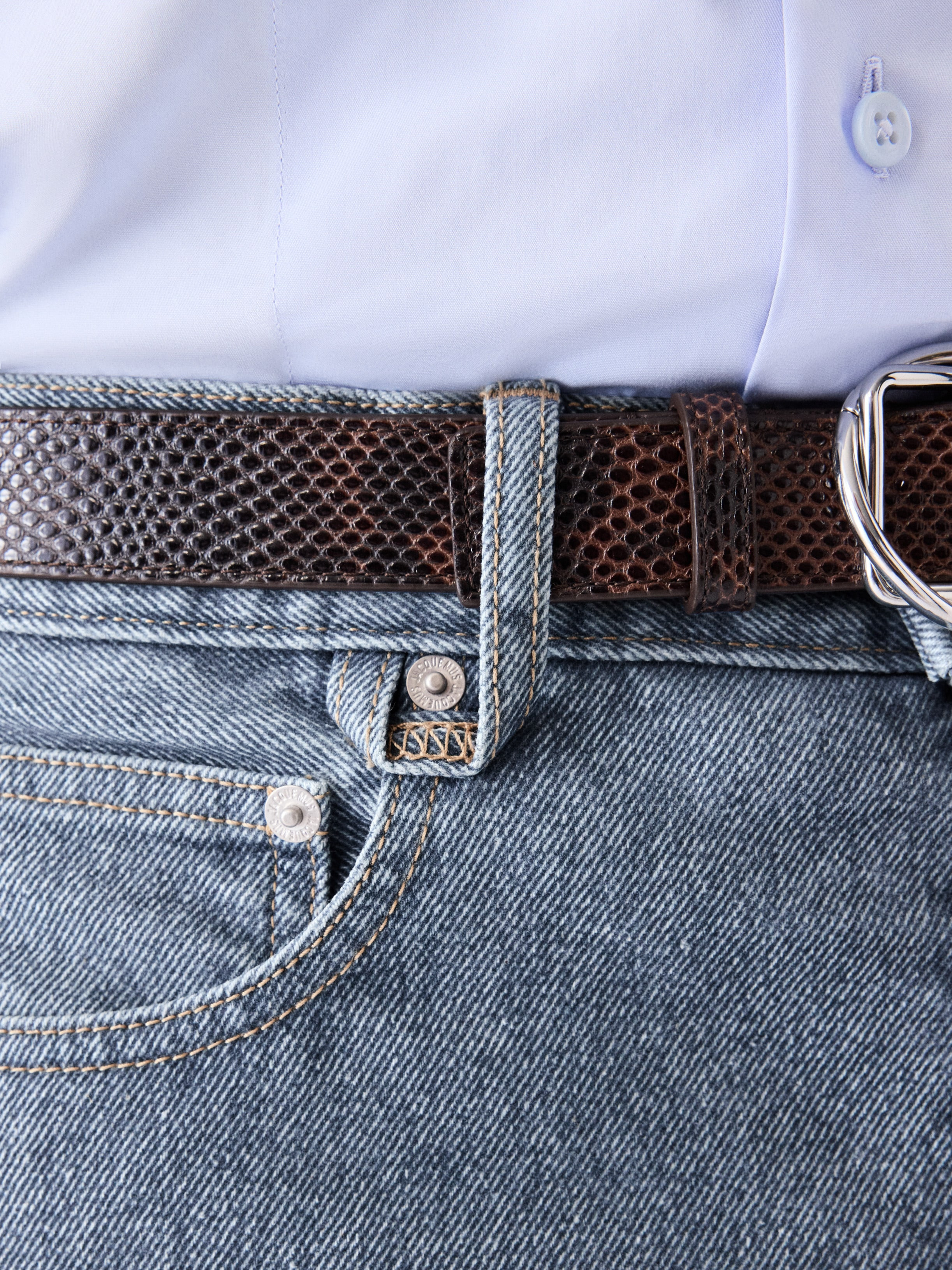 The straight de-Nîmes denim pants - 5