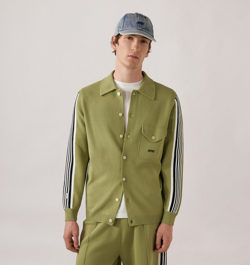 AUTRY KNITTED VISCOSE SHIRT JACKET MAN outlook