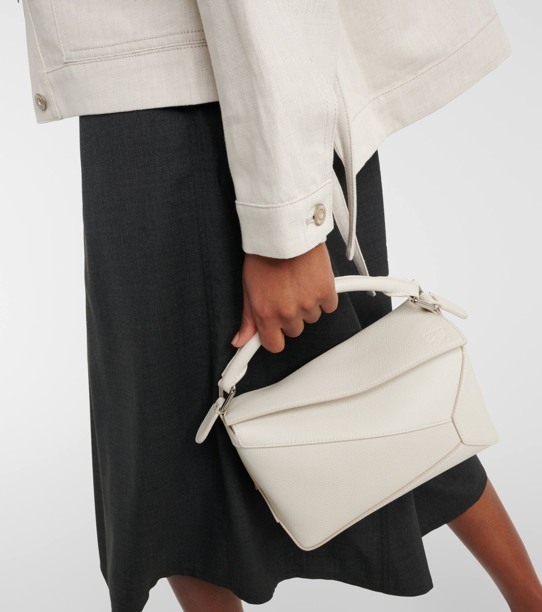 Puzzle Small leather shoulder bag - 2