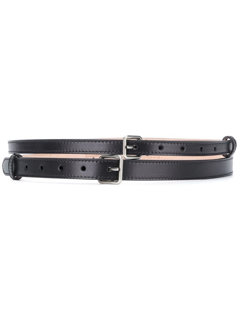 double buckle belt - 1