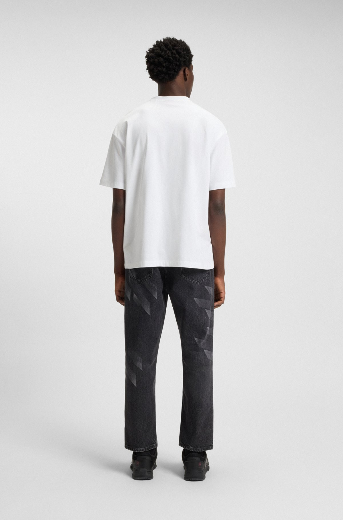 HUGO X RB COTTON T-SHIRT WITH BULL-GRAPHIC LOGO - 5