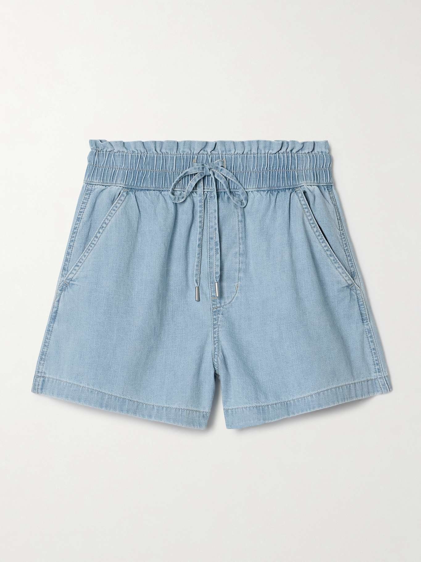 Tijana cotton-chambray shorts - 1
