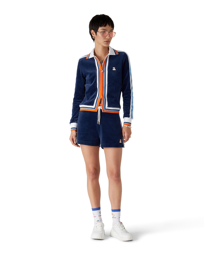 CASABLANCA Velour Montagne Track Jacket outlook
