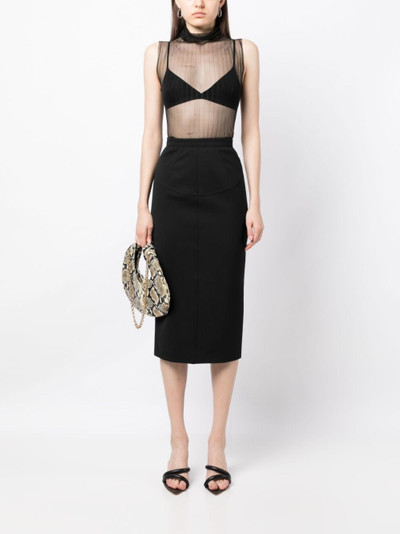 N°21 high-waisted pencil skirt outlook