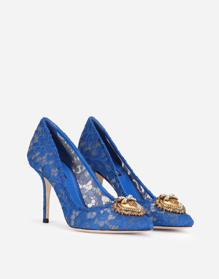 Taormina lace pumps with Devotion heart - 2