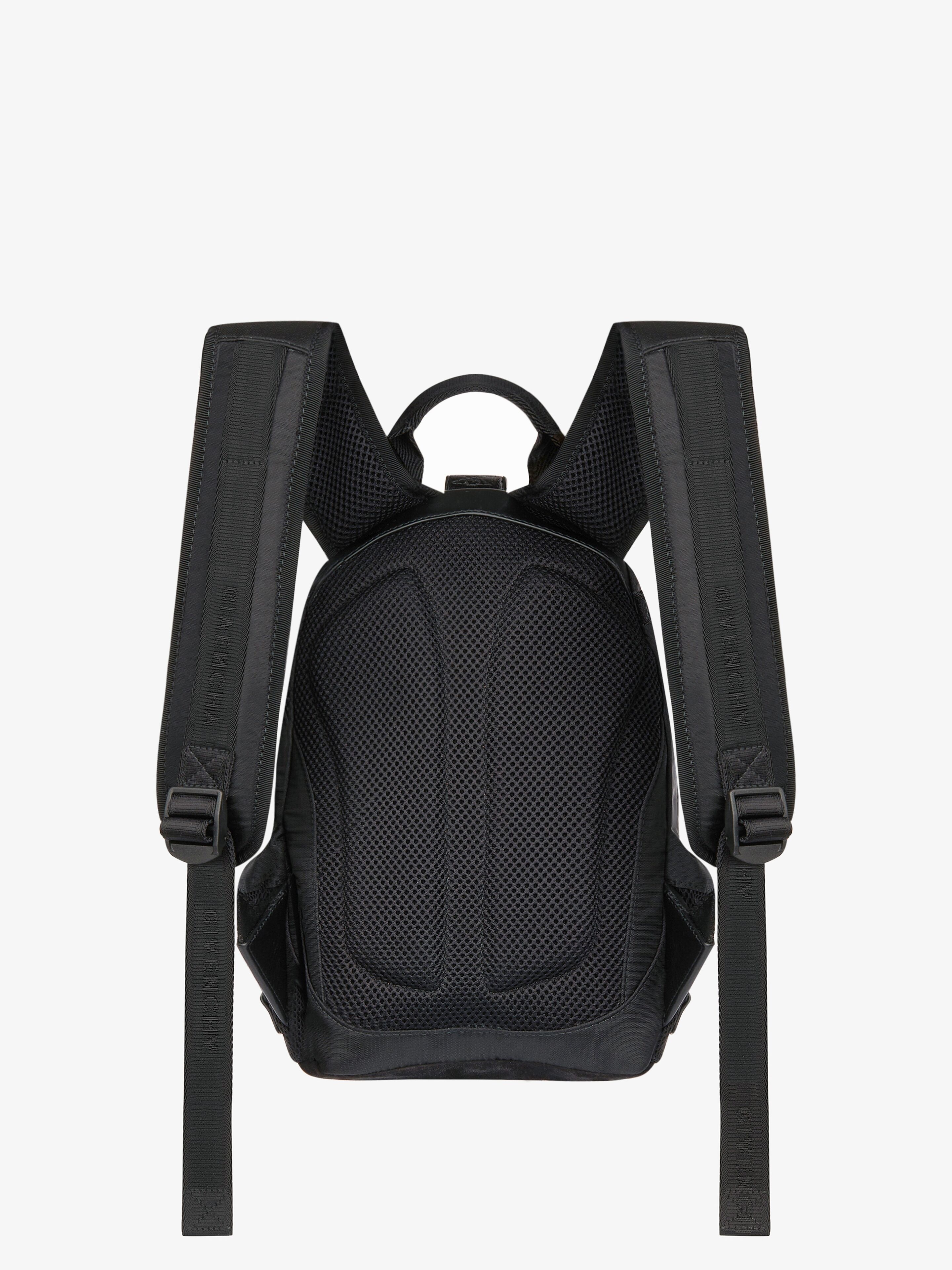 SMALL G-TRAIL BACKPACK IN NYLON AND LEATHER - 4