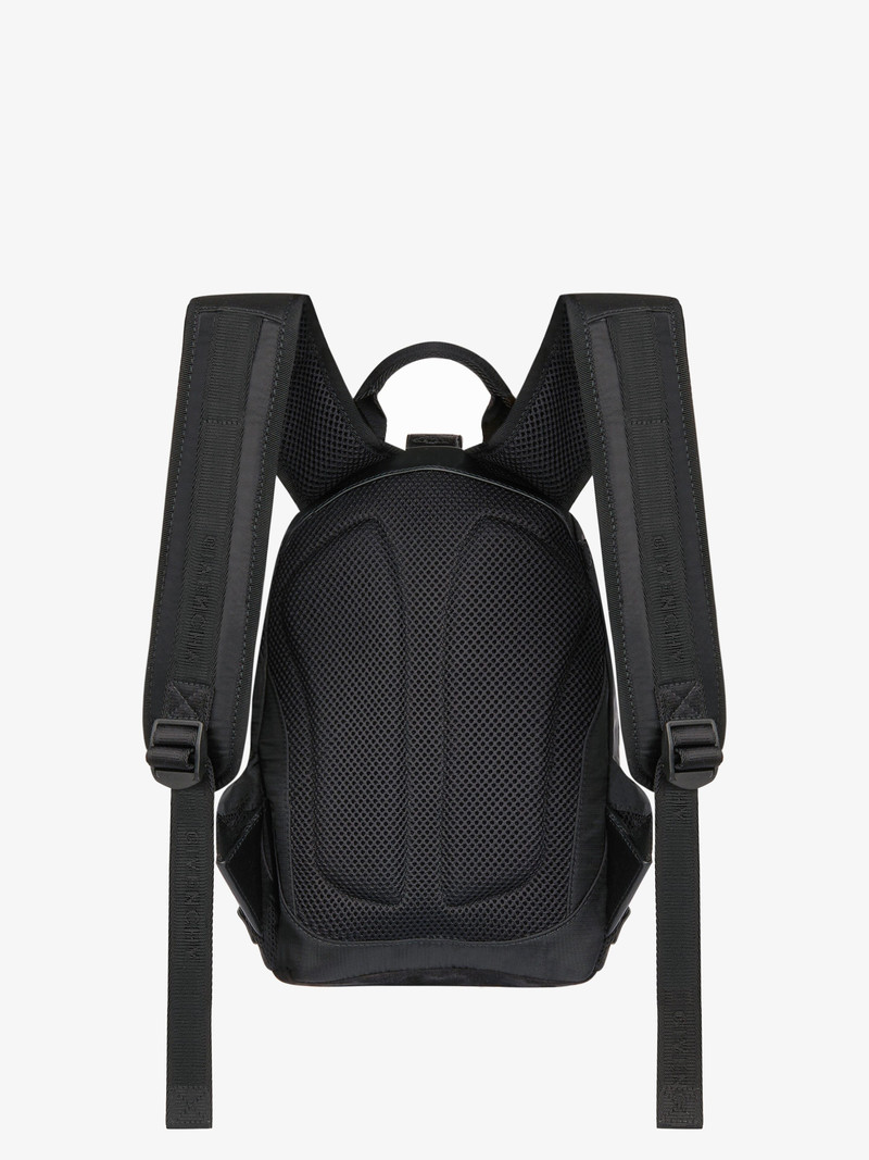 SMALL G-TRAIL BACKPACK IN NYLON AND LEATHER 4