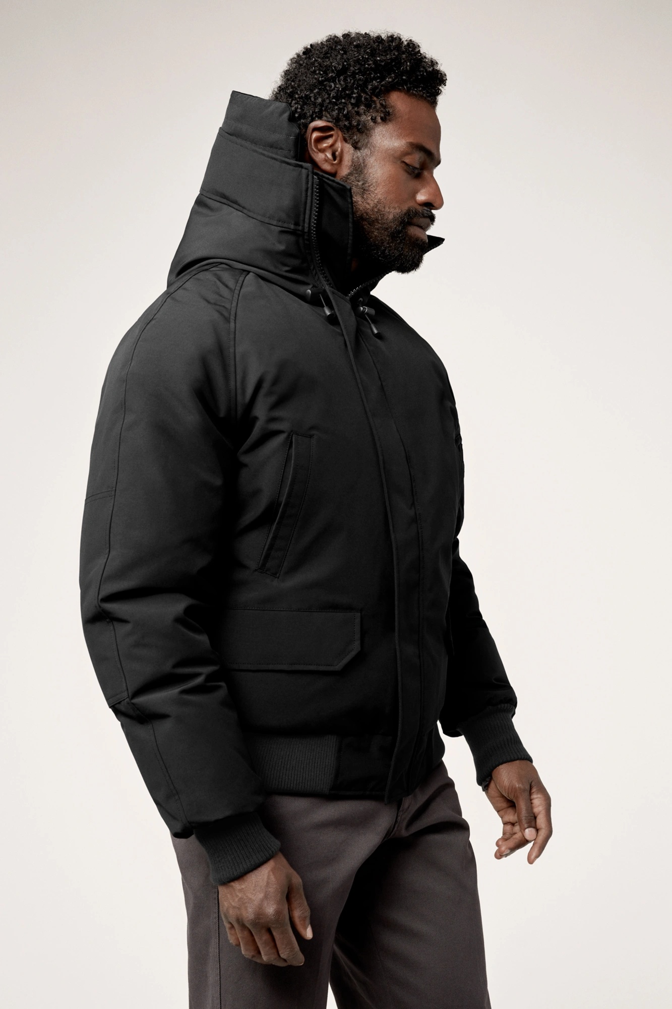 CHILLIWACK BOMBER JACKET WITH HOOD TRIM - 2