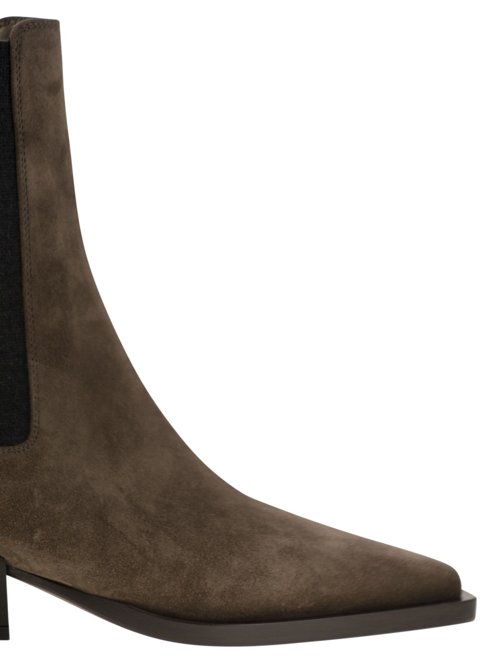 Brunello Cucinelli Women Texan Suede Ankle Boot - 6