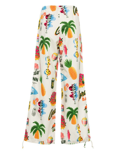 ALÉMAIS printed wide-leg trousers outlook