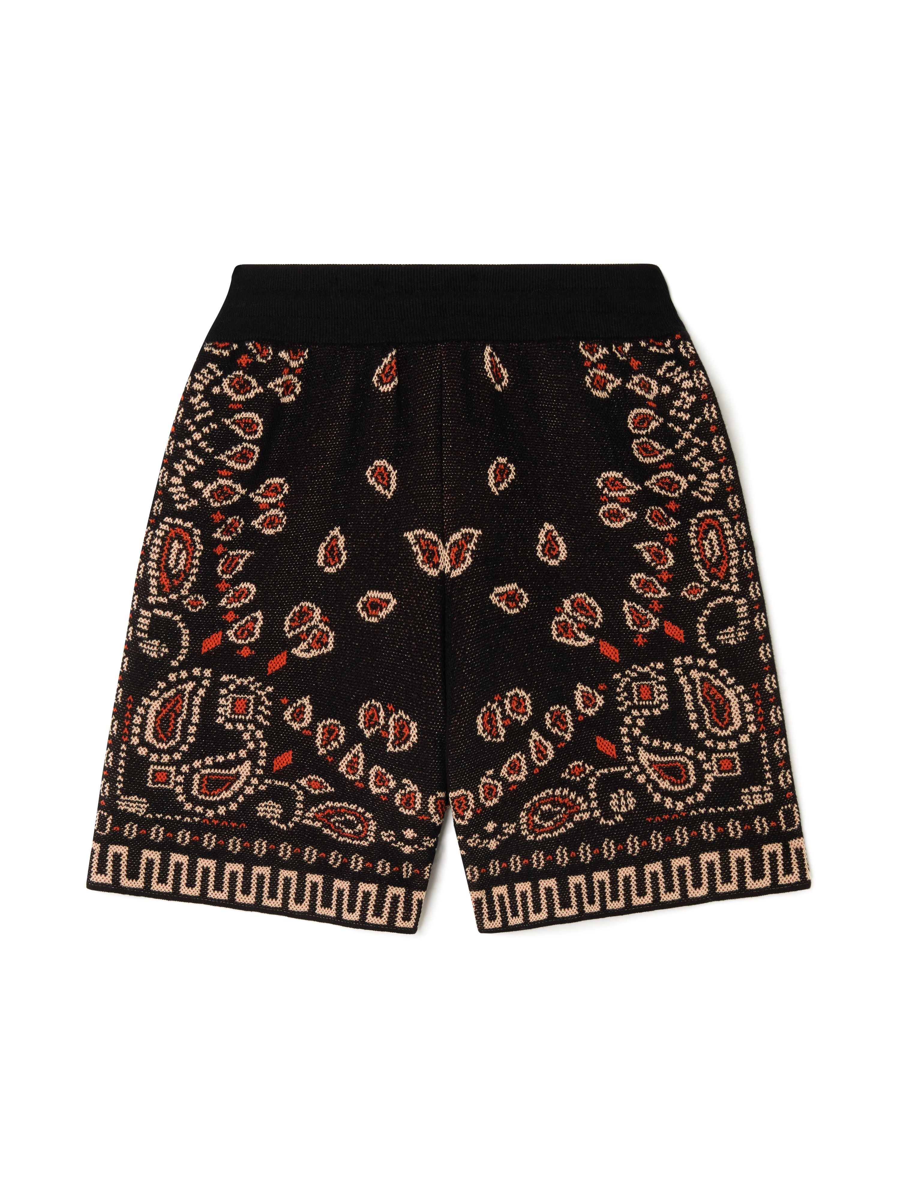 Cotton Piquet Bandana Bermuda - 3