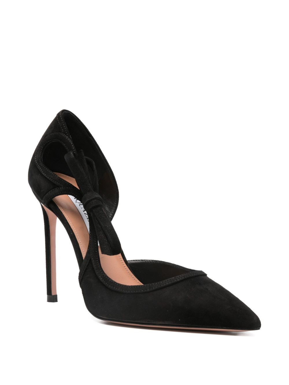 105mm Bow Tie pointed-toe pumps - 2