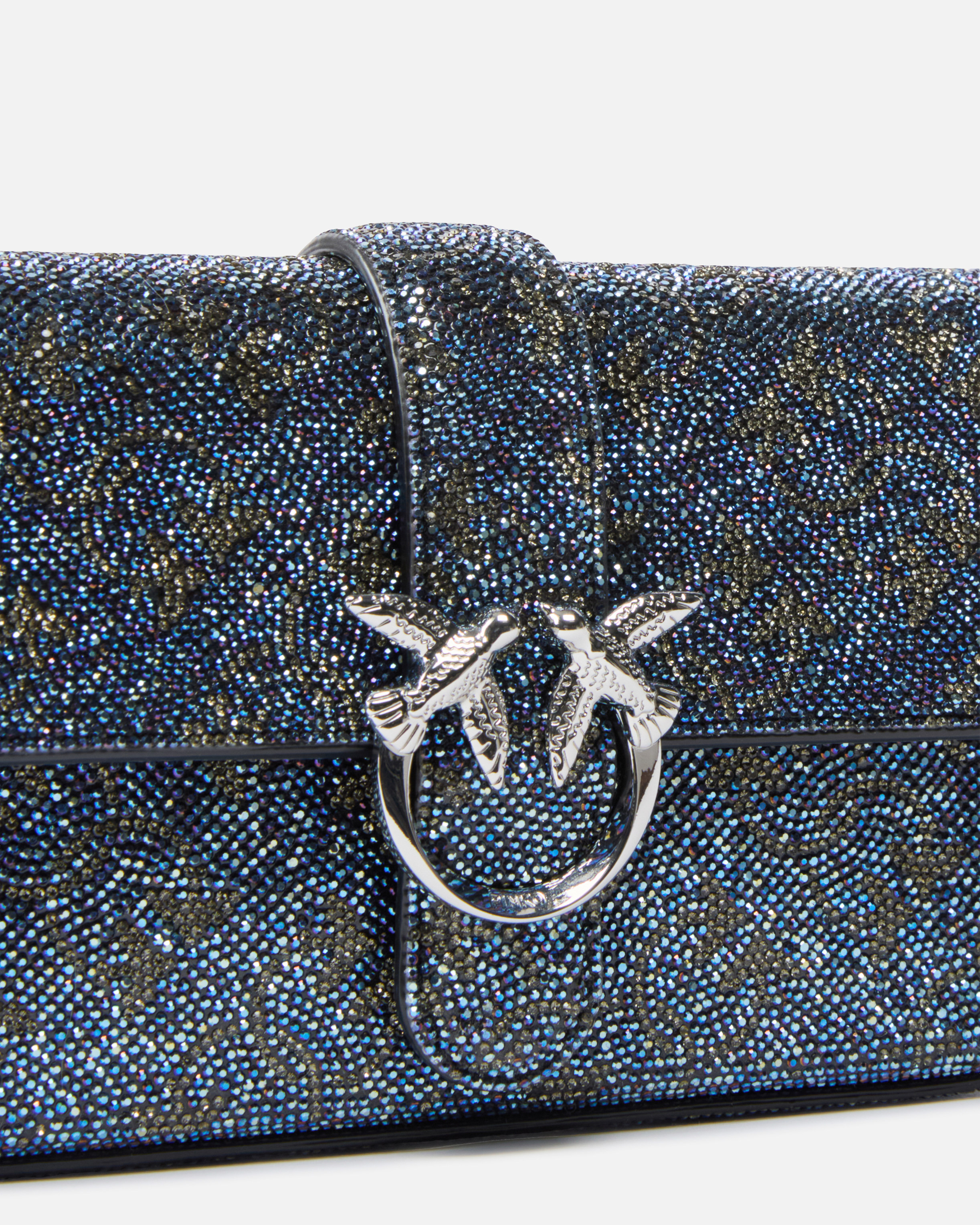 BABY SHOULDER BAG WITH RHINESTONE MONOGRAM - 3