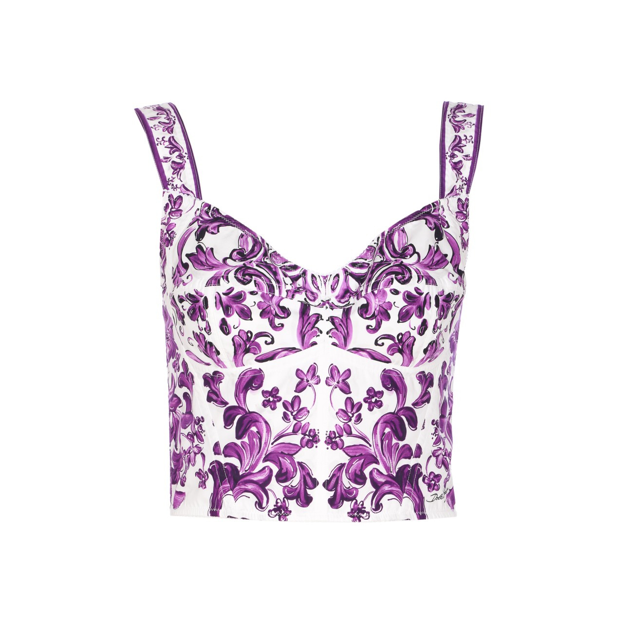 Dolce&Gabbana Women Maiolica Print Top - 1