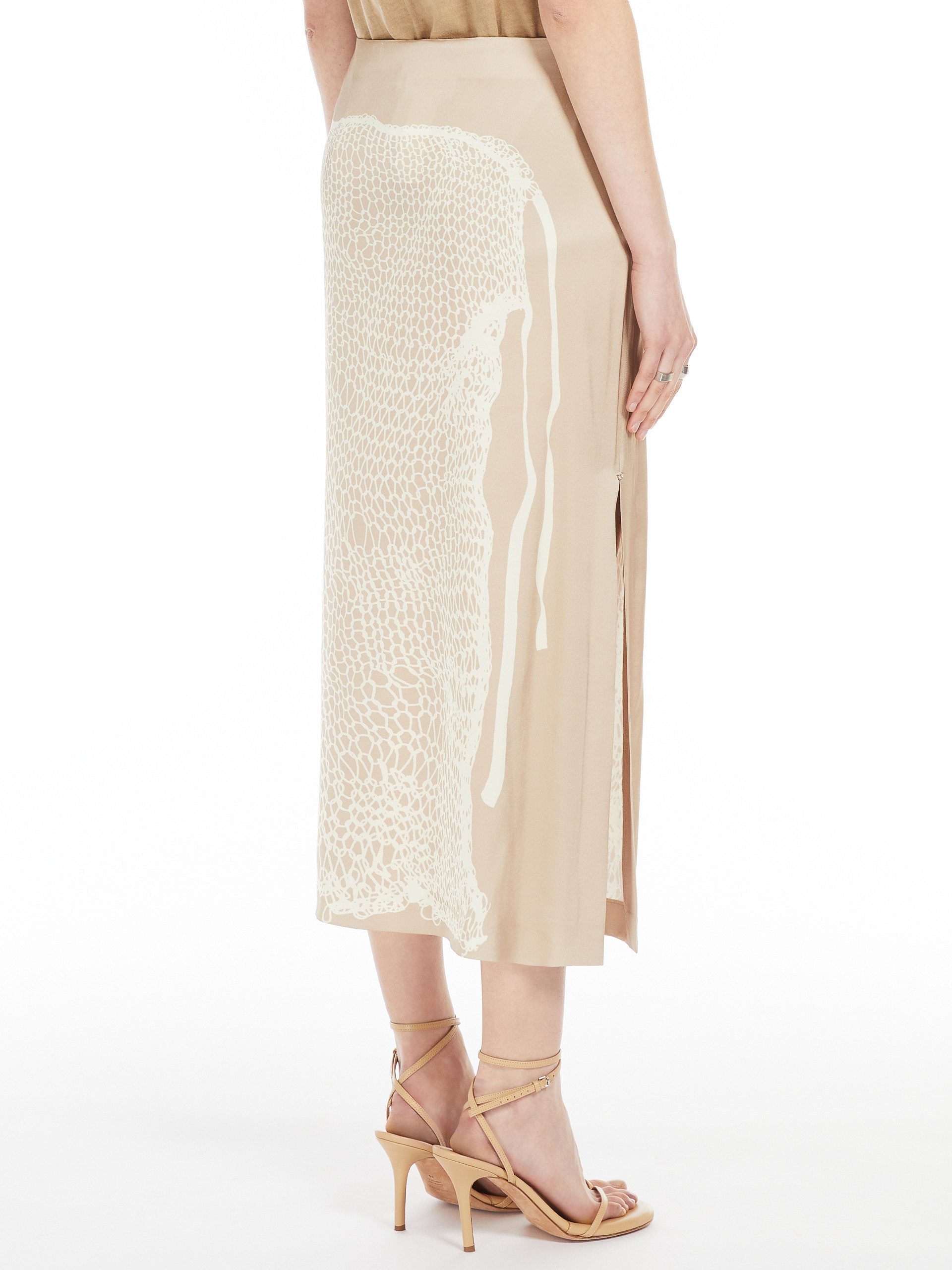 ALA Lightweight satin skirt - 4