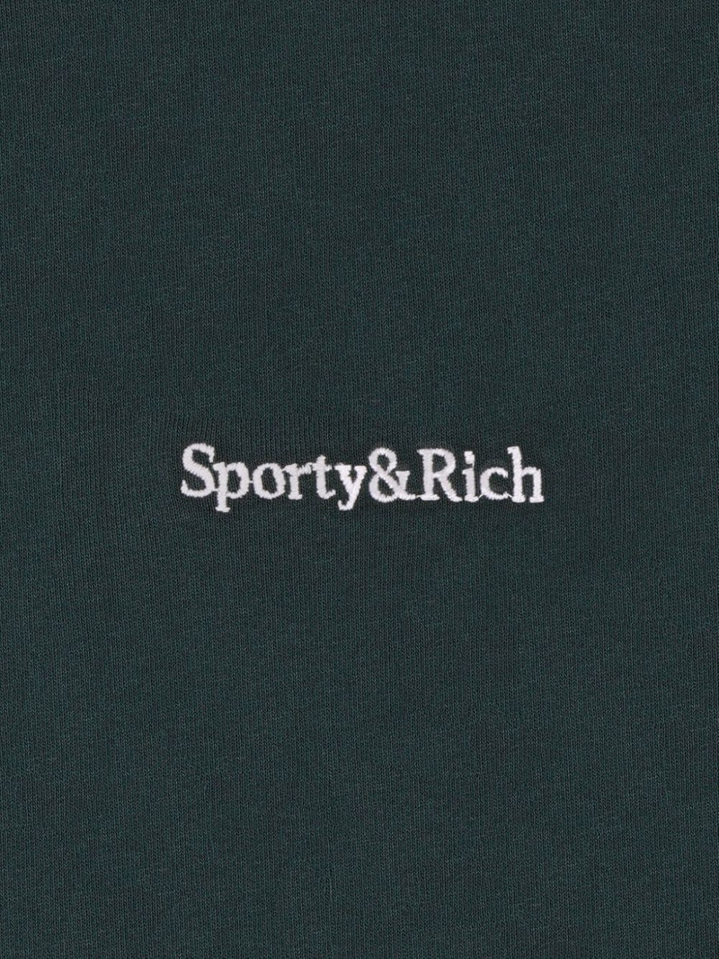Serif Logo cotton track pants 3