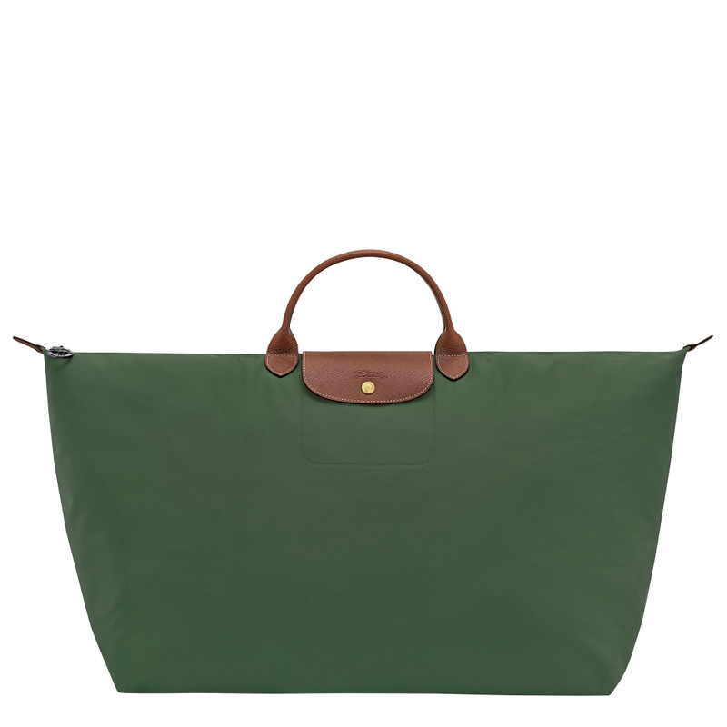 Le Pliage Original XL Travel bag British Green - Recycled canvas 1