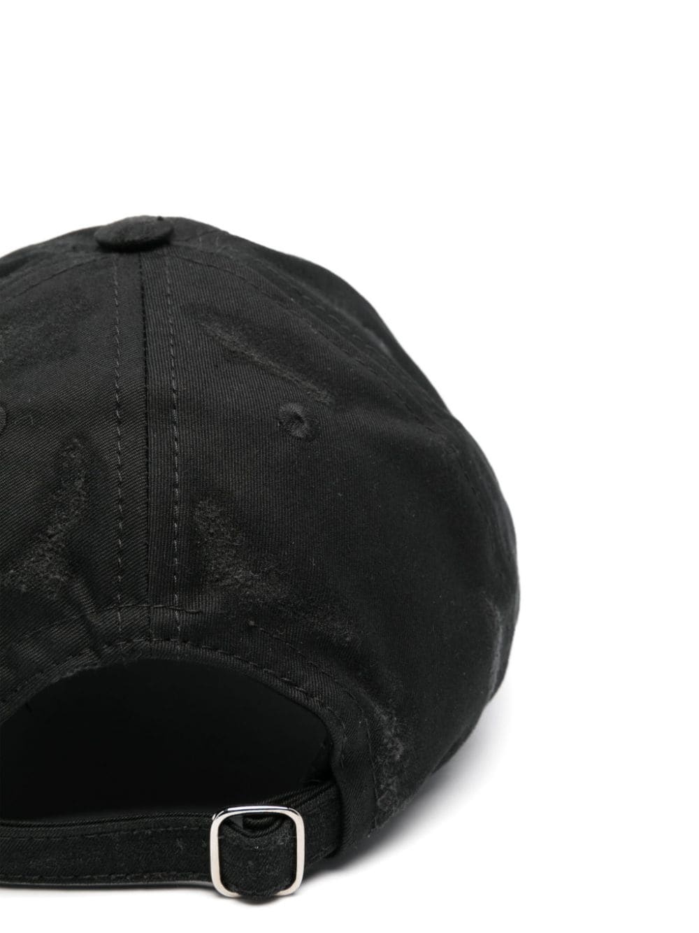 distressed cotton cap - 2