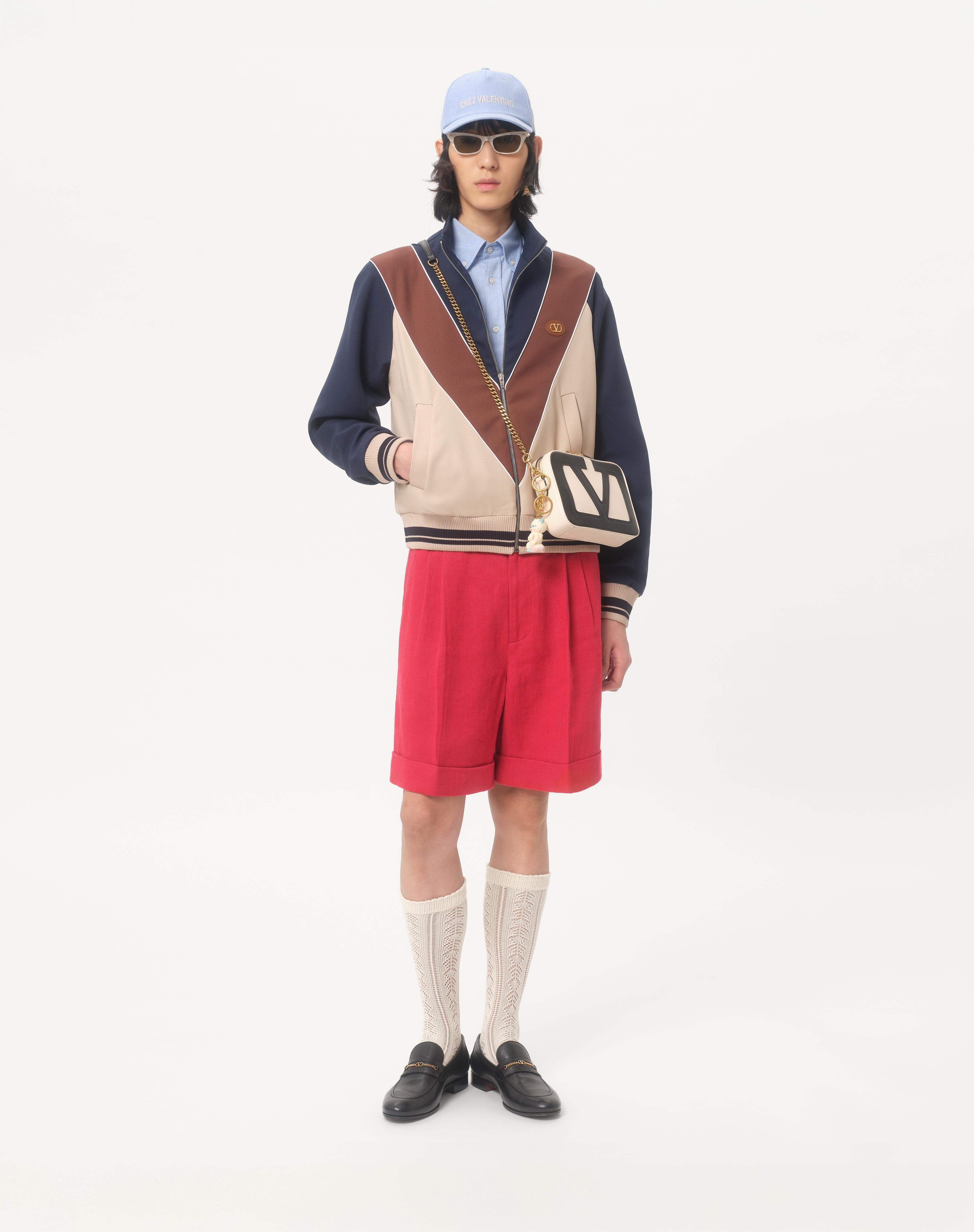 CUFFED LINEN BERMUDA SHORTS - 2