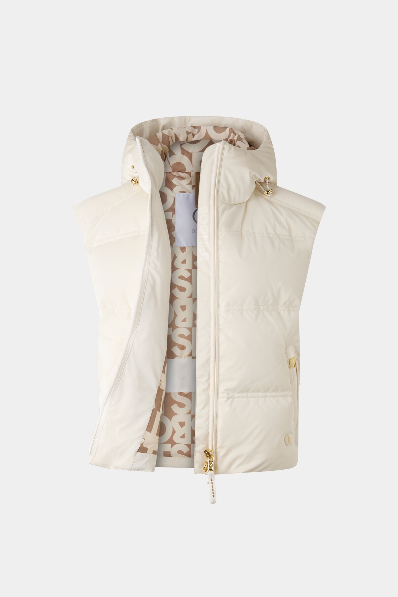 Livy Down vest in Off-white - 2