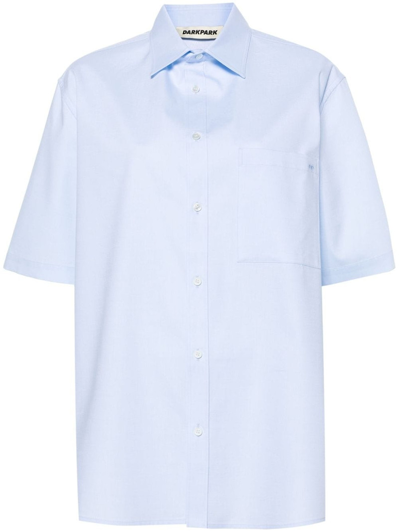 straight-point collar cotton shirt 1