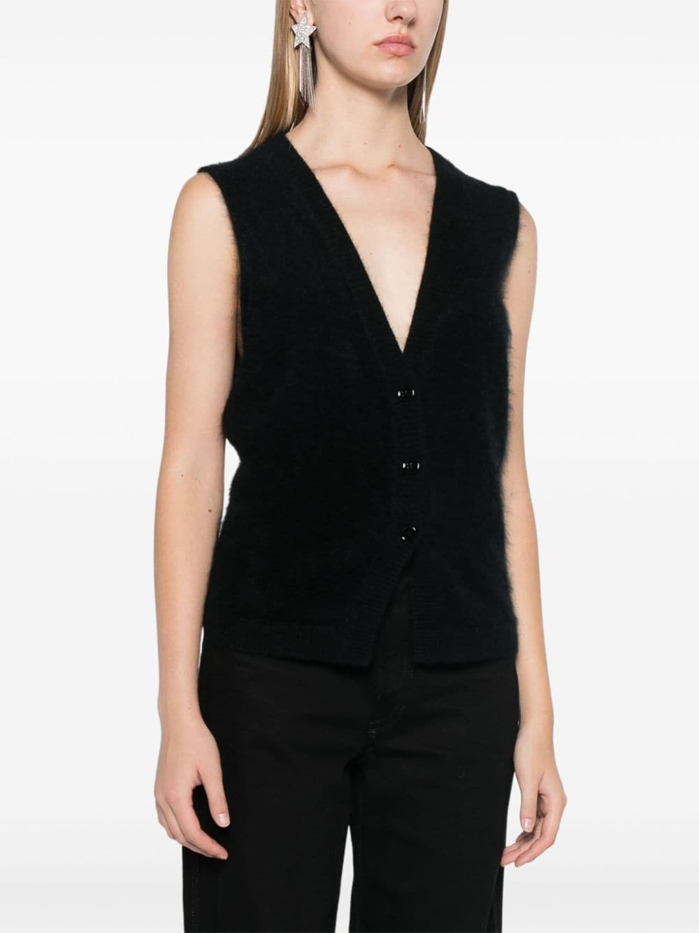 textured cashmere top - 3