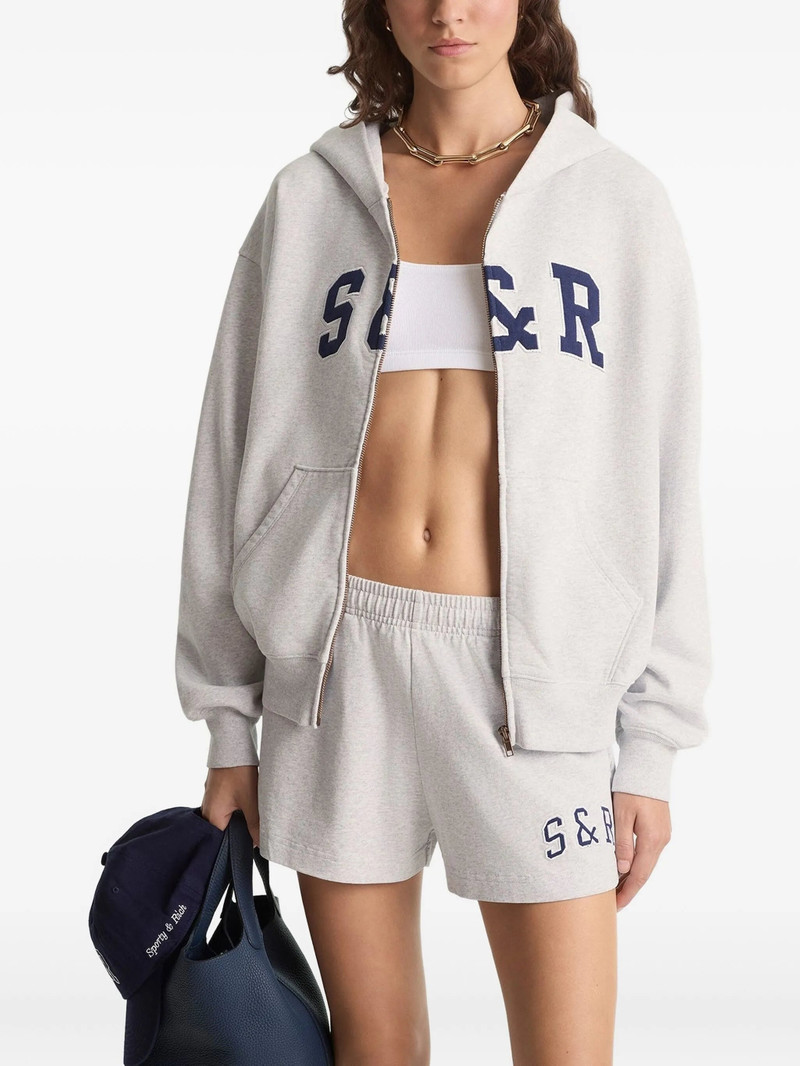 Sporty & Rich Zip Hoodie 4