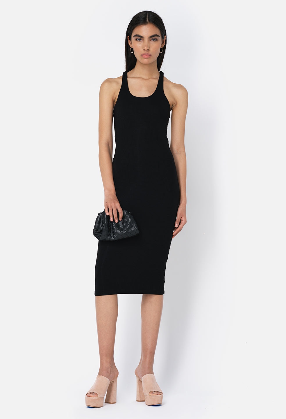 GEMINI RIB BANDEAU DRESS - 1
