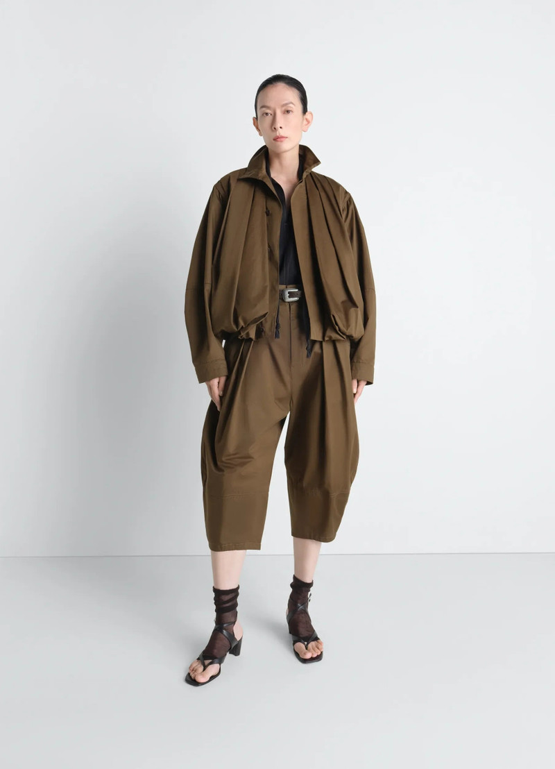 Lemaire VOLUME BERMUDAS IN LIGHT COTTON SATIN outlook