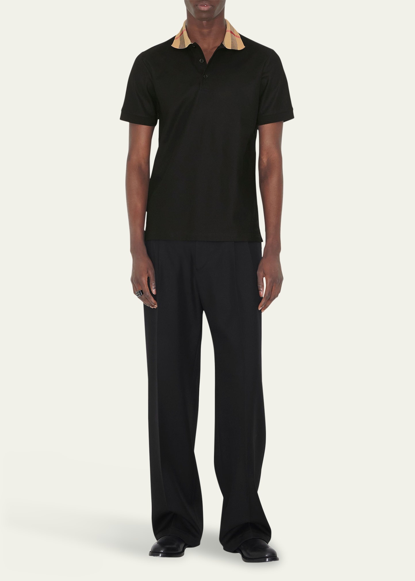 Men's Cody Check-Collar Polo Shirt - 2