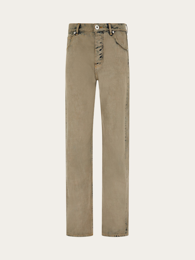 Sand wash jeans 1