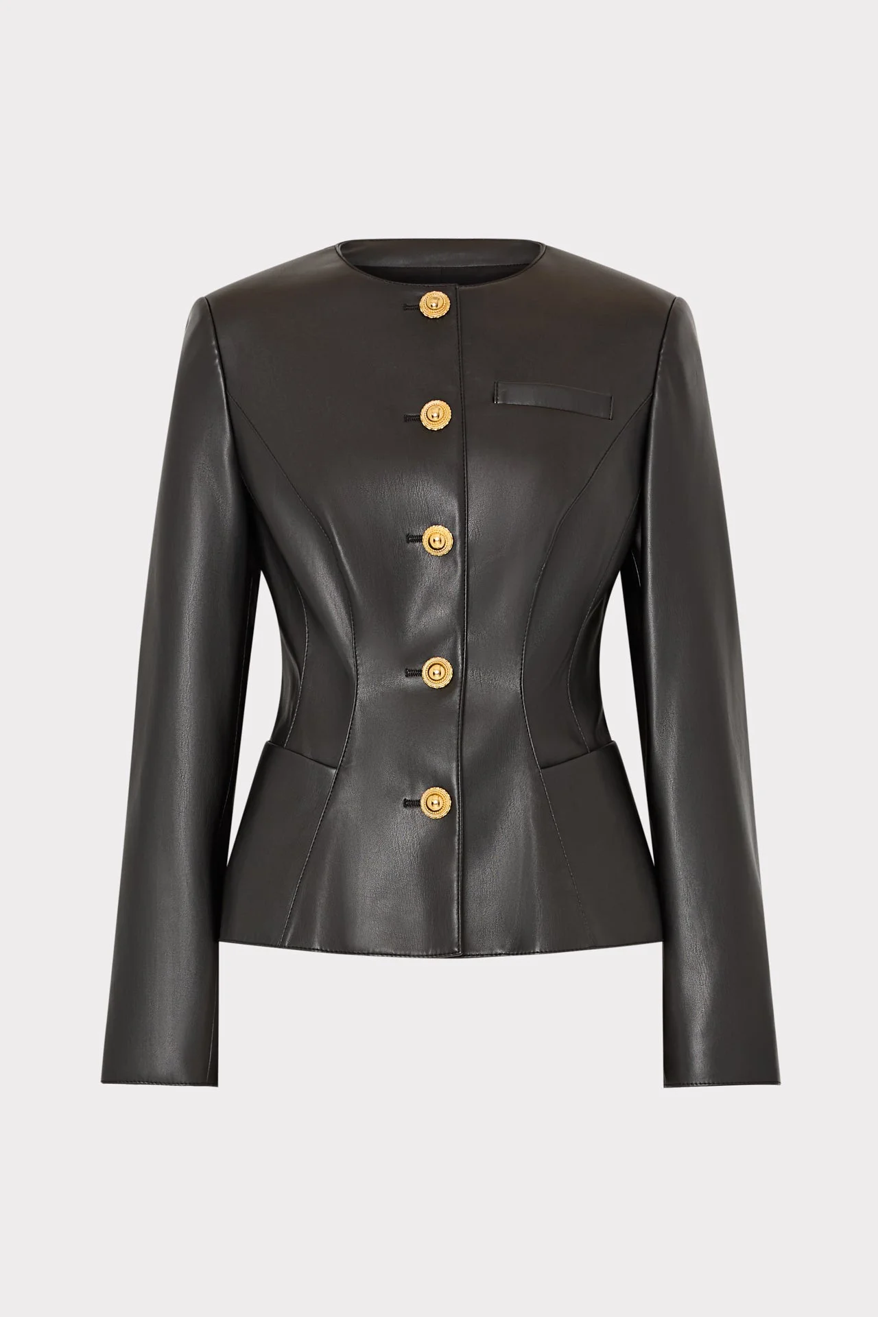 Wells Faux Leather Jacket - 1