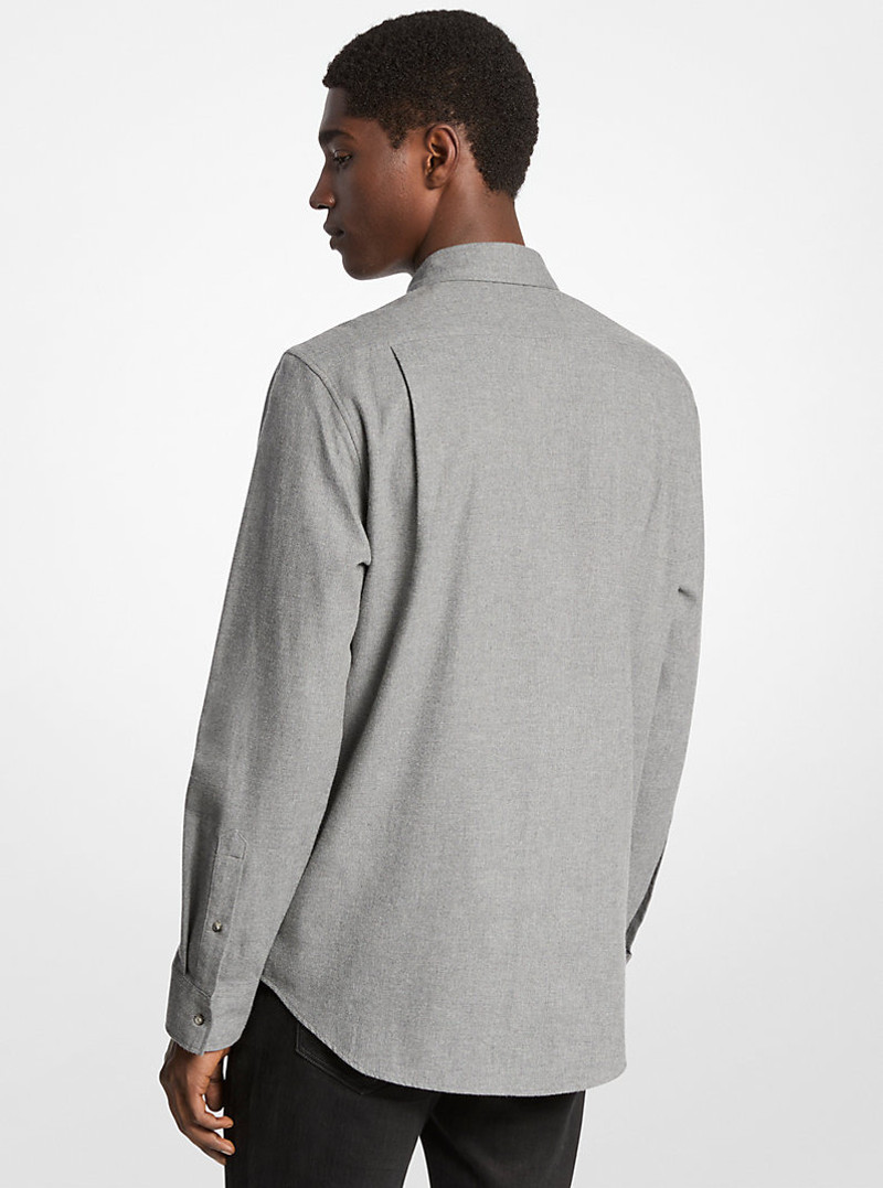 MICHAEL KORS Cotton Flannel Shirt outlook
