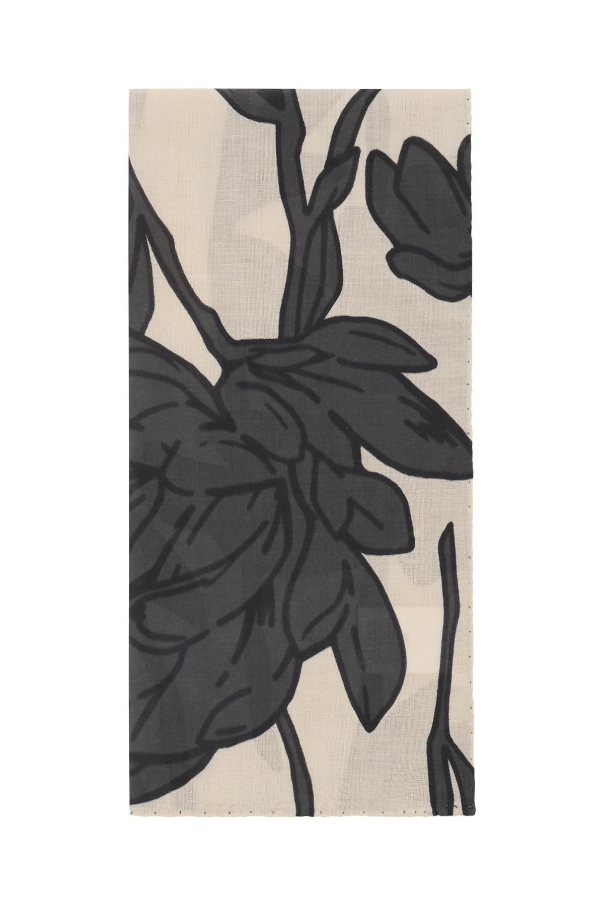 Foulard Flower Print - 1