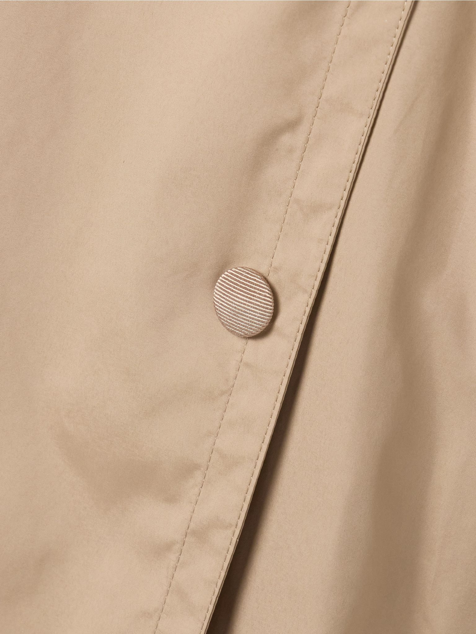 Barbentane belted double-breasted padded shell down trench coat Sand - 5