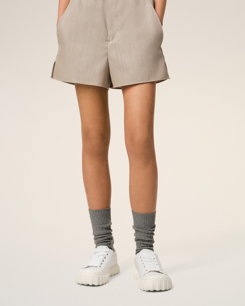 AMI Paris WHITE LEATHER LOW TOP TEMPO SNEAKERS outlook