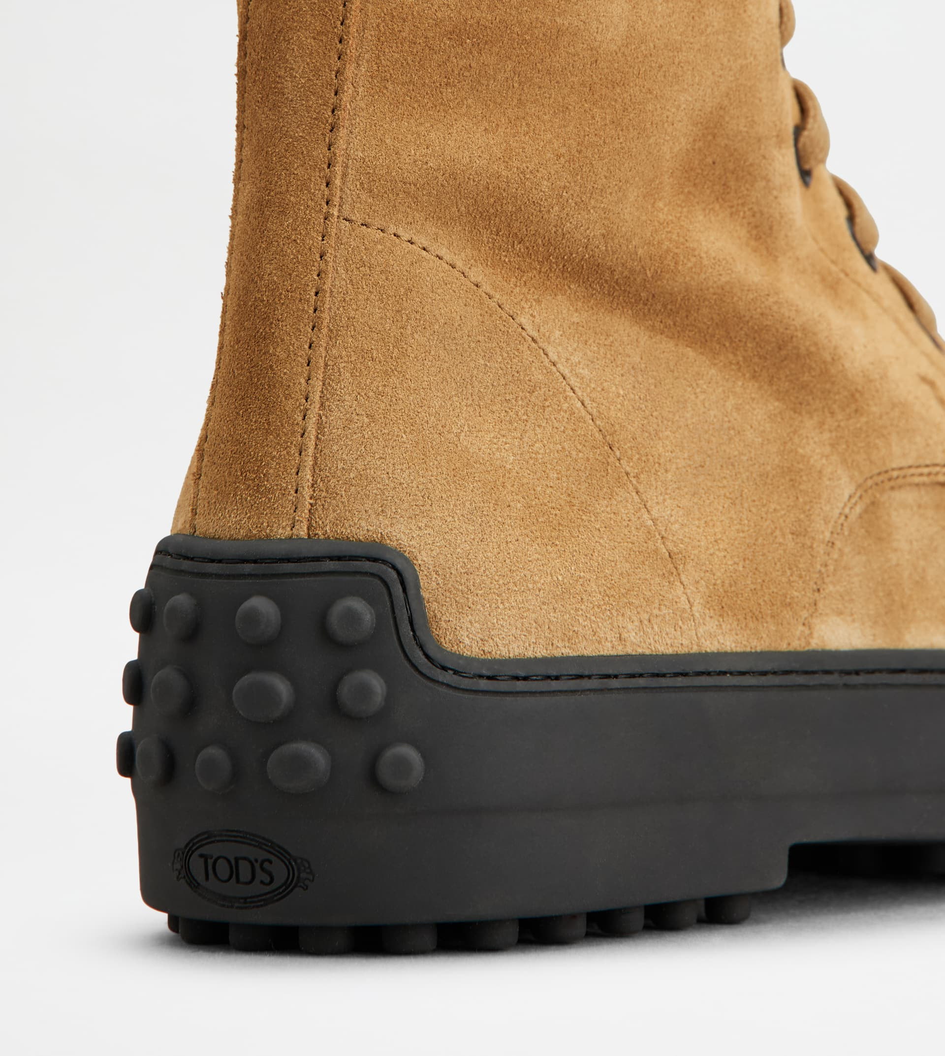 WINTER GOMMINO ANKLE BOOTS IN SUEDE - BROWN - 5