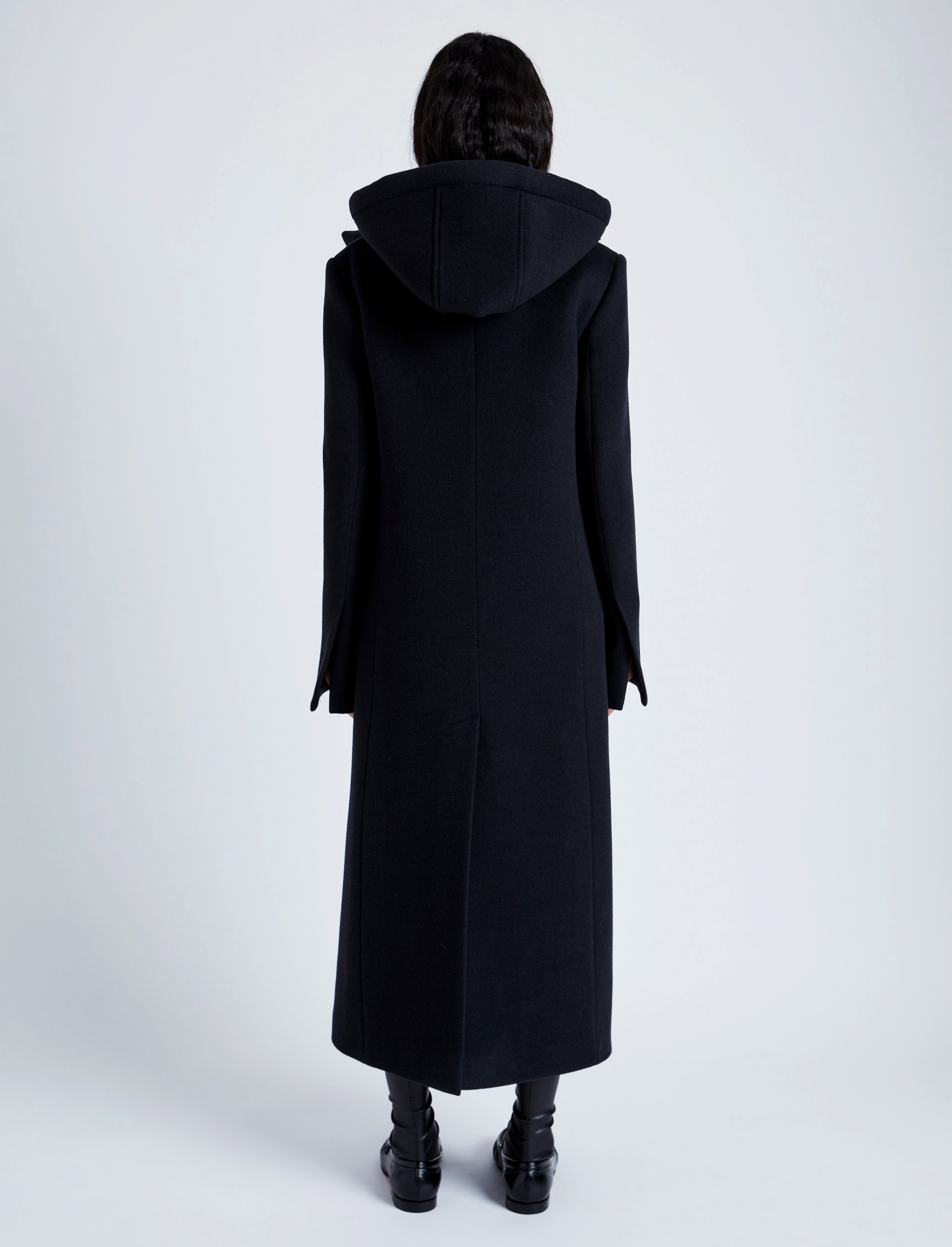 Reed Coat in Brushed Melange Wool - 5